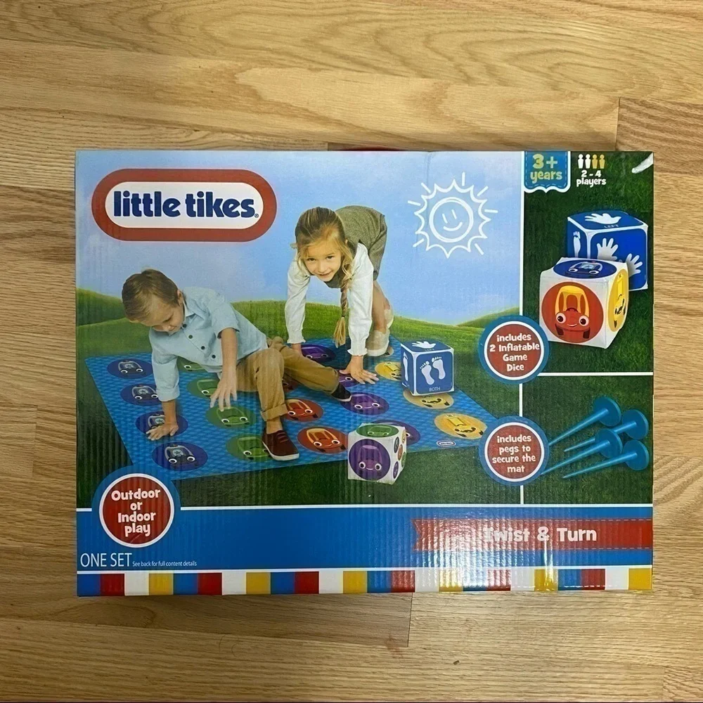 Little Tikes Twist & Turn Outdoor Yard Game NEW 3+ Kids Twister